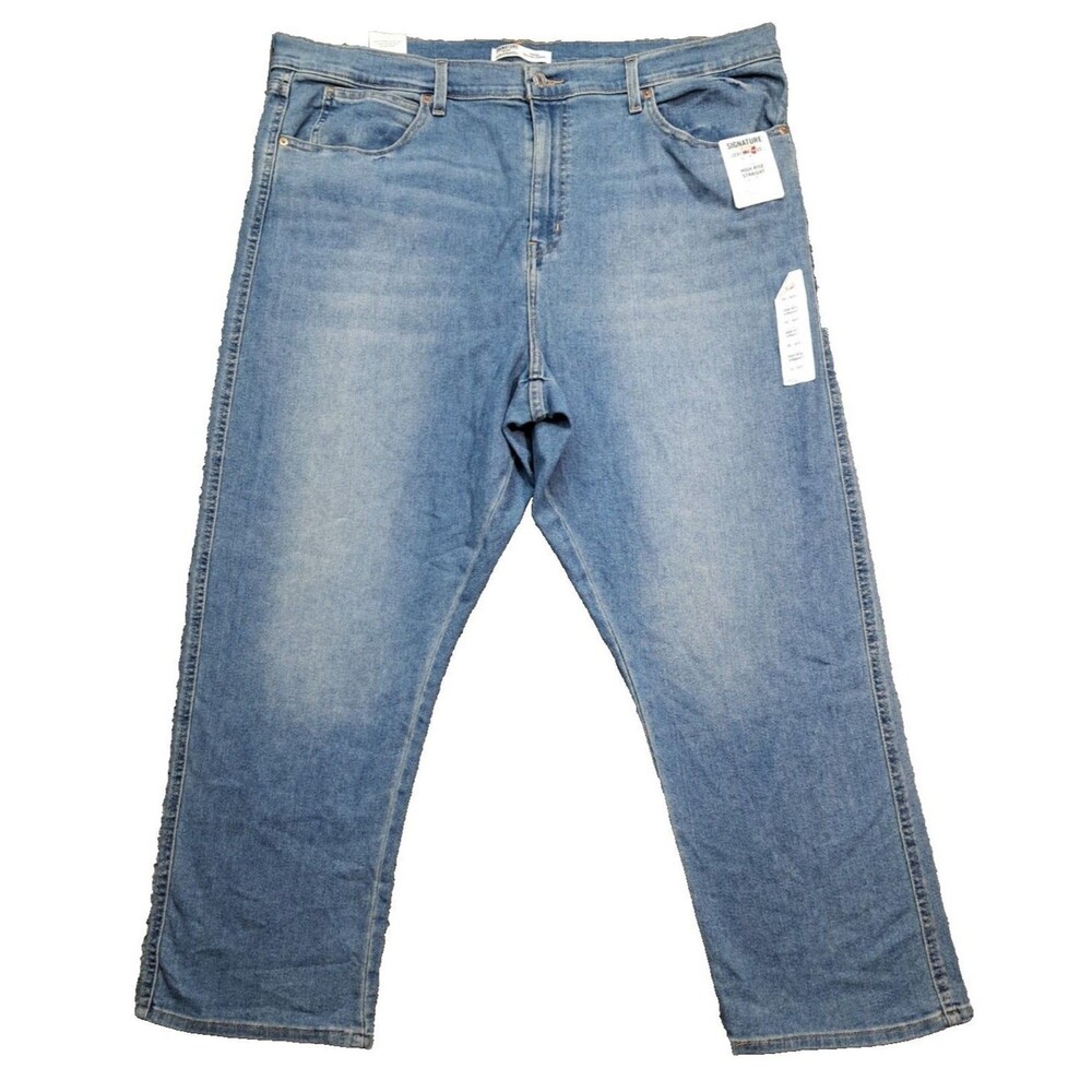 Levi Strauss Jeans Womens Sz 24 Straight Leg Denim Blue Stretch High Rise Levi's